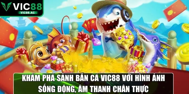 Khám phá sảnh bắn cá VIC88 với hình ảnh sống động, âm thanh chân thực