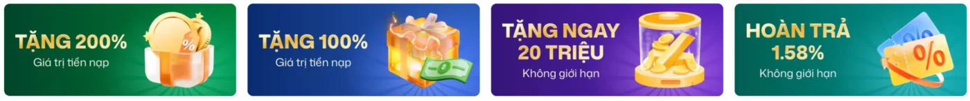 Vic88 mang đến cho người chơi đa dạng chương trình khuyến mãi hấp dẫn