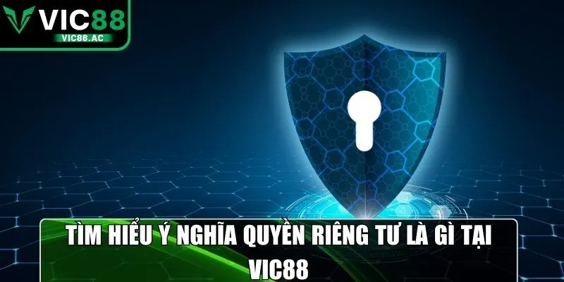 Tìm hiểu ý nghĩa quyền riêng tư là gì tại VIC88