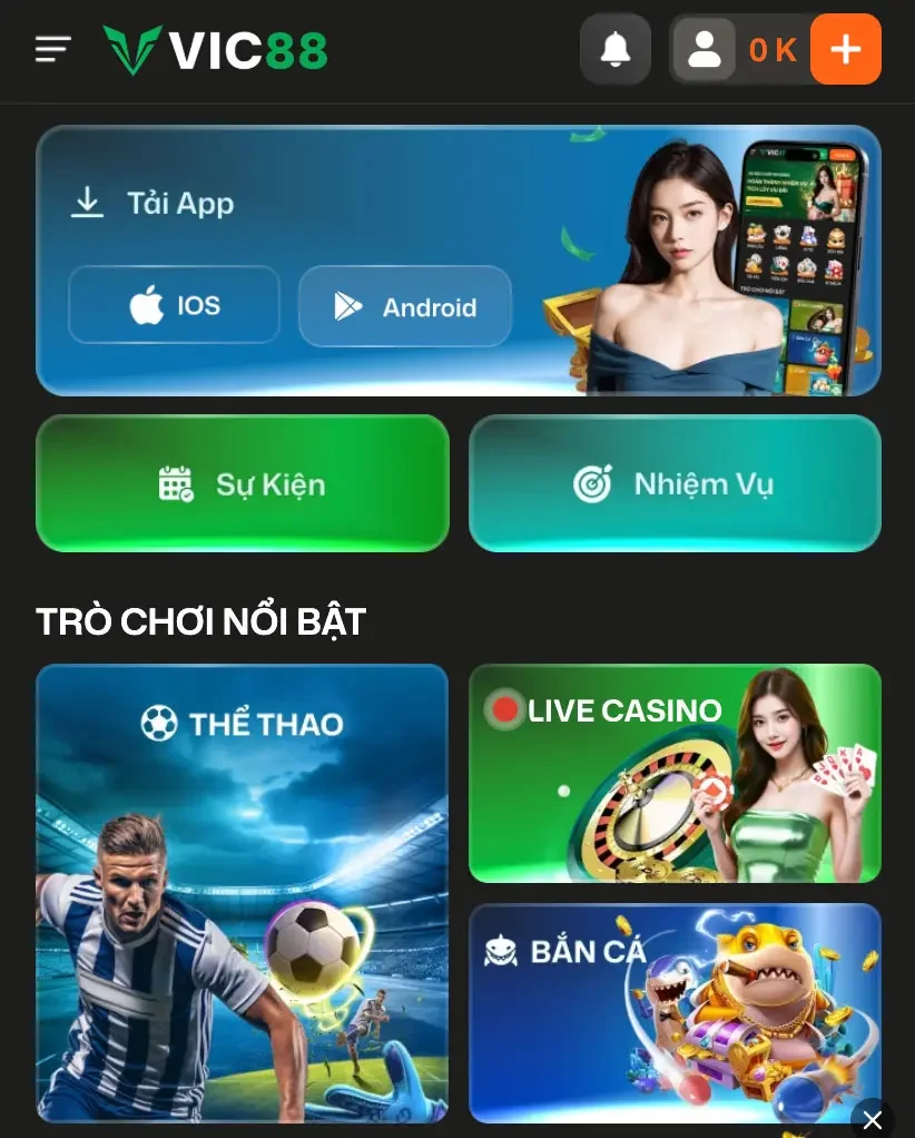 Vic88.ac - Nền tảng cá cược hoàn hảo cho cược thủ