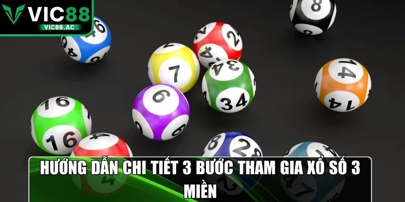 Hướng dẫn chi tiết 3 bước tham gia xổ số 3 miền